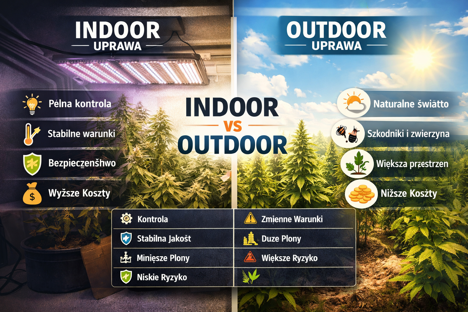 Indoor vs Outdoor